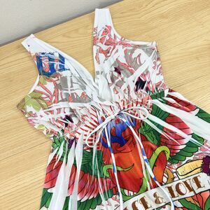 Tattoo Babydoll Mini Dress Womens Medium Y2k Jersey Snooki Rockabilly Trashy